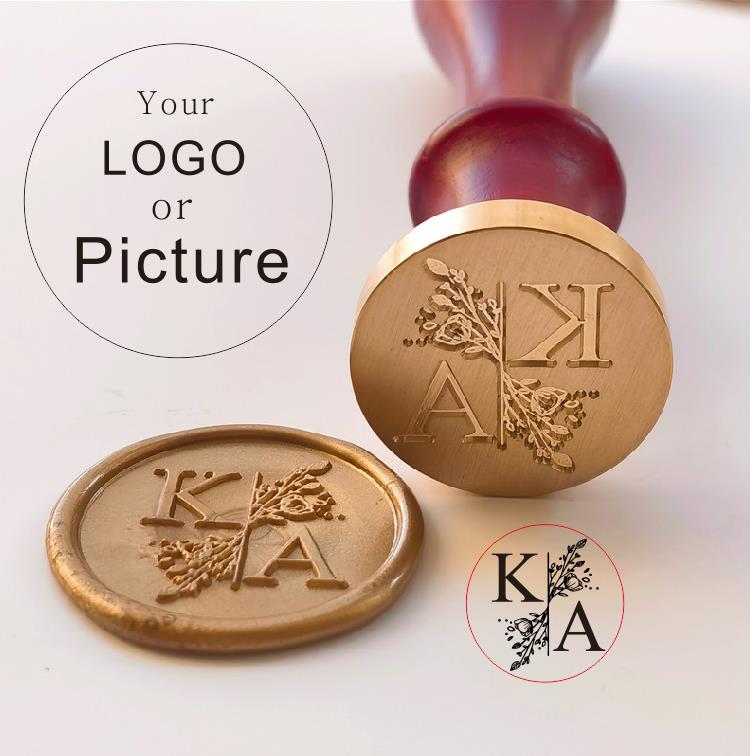 Wax Seal Stamp Set - Tùy Chỉnh Dấu Dấu Sáp Tem