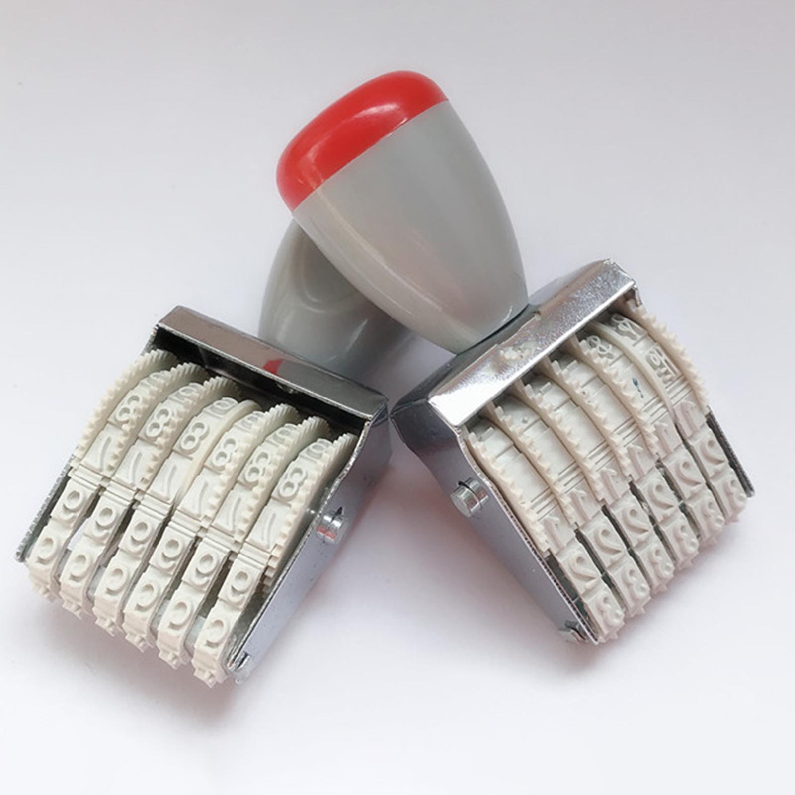 Cao Su 6 Chữ Số Con Lăn Tem Đá - đánh giá và giá Rubber Date Stamp