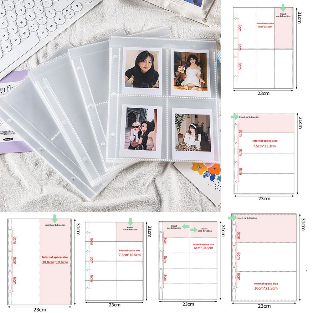 10PCS Transparent A4 Kpop Phot - đánh giá và giá Binder A4 Lever