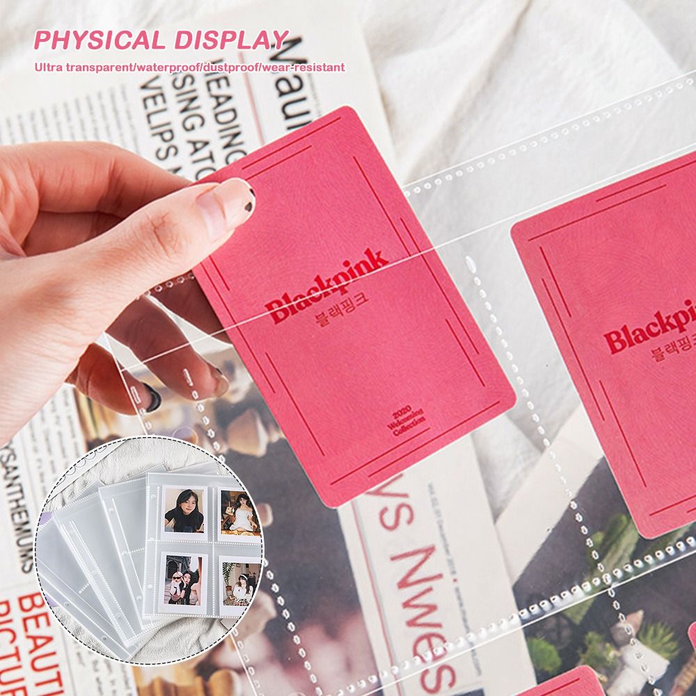 10PCS Transparent A4 Kpop Phot - đánh giá và giá Binder A4 Lever