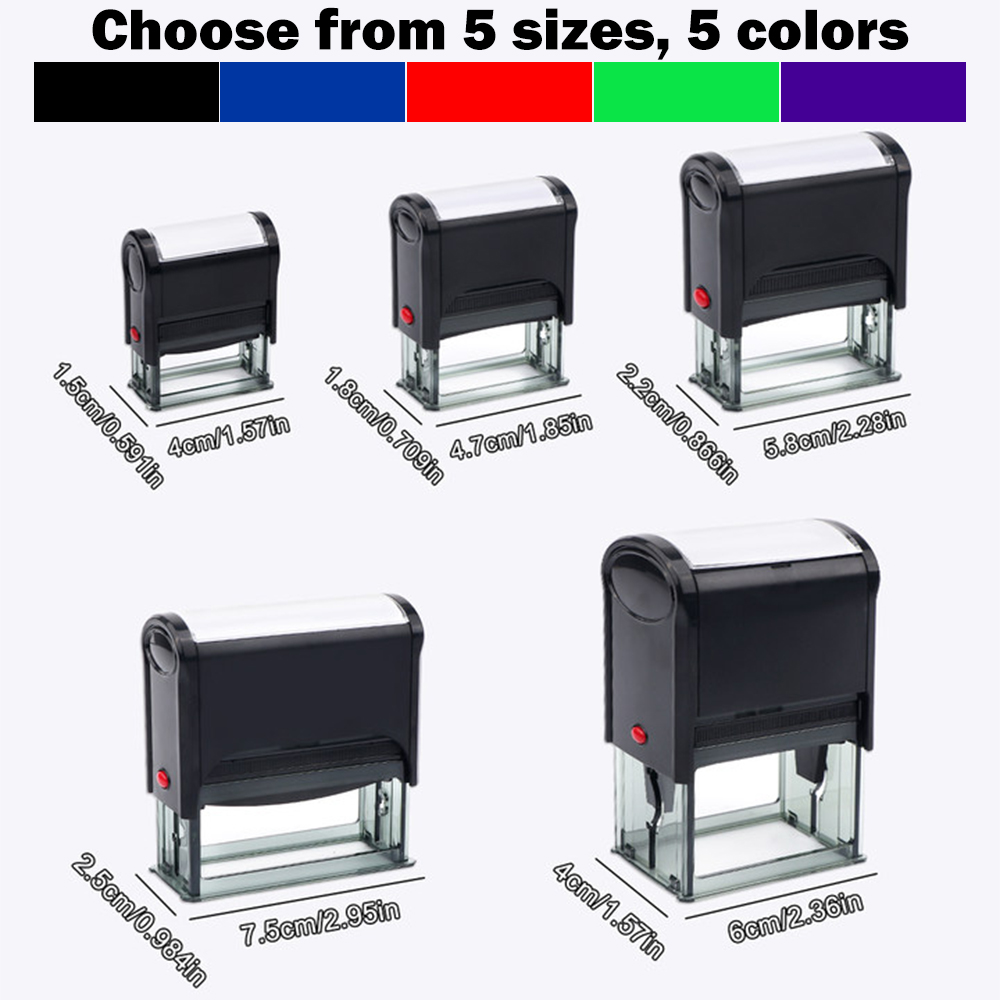 Rectangle Pattern Custom Self- - đánh giá và giá Rubber Date Stamp