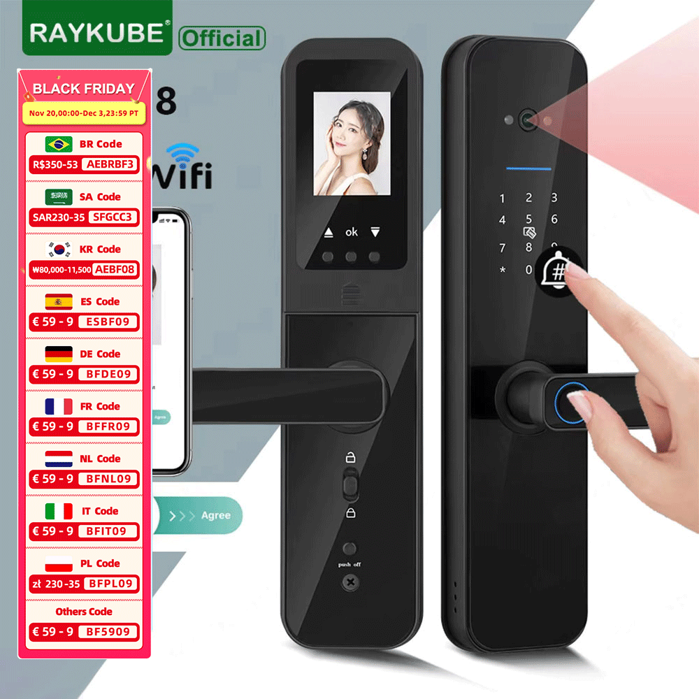 RAYKUBE F008 Tuya Wifi peephol - đánh giá và giá Letter Opener Brass
