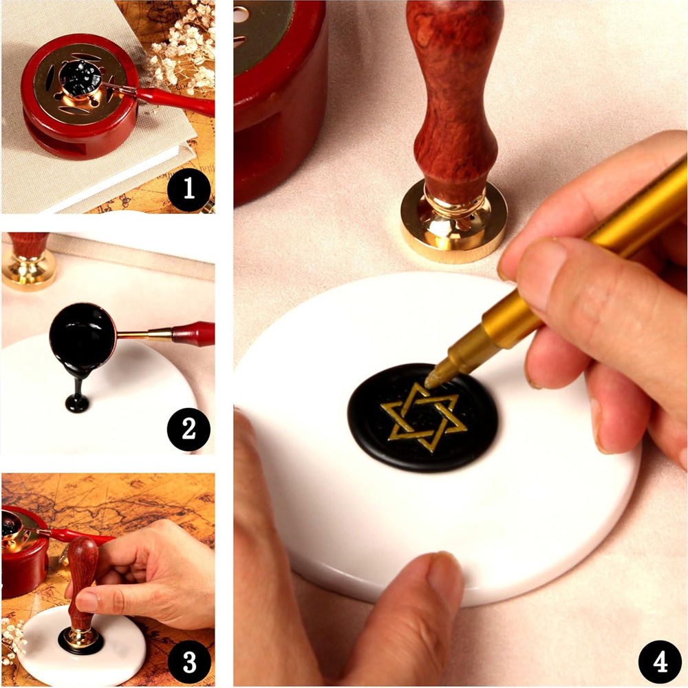 Personalized Wax Sealing Stamp - đánh giá và giá Wax Seal Stamp Set