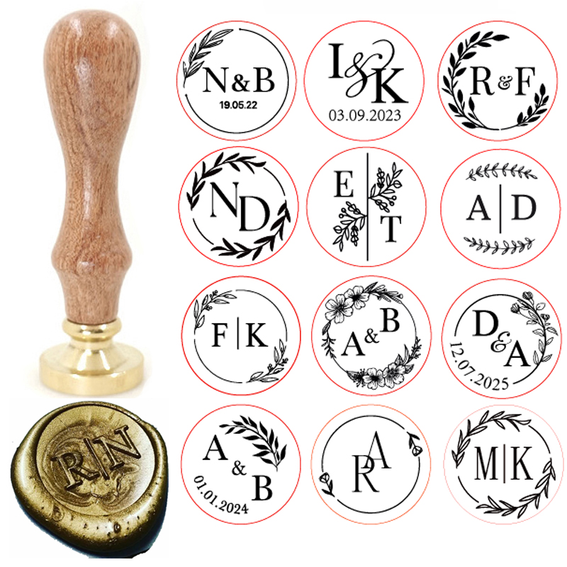 Vật Trang Trí Vòng Hoa Tên Cướ - đánh giá và giá Wax Seal Stamp Set